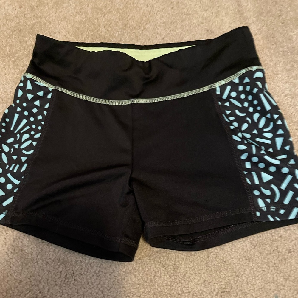 Justice spandex athletic shorts